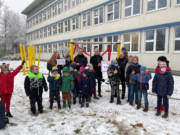 Einweihung der Kletterstrecke